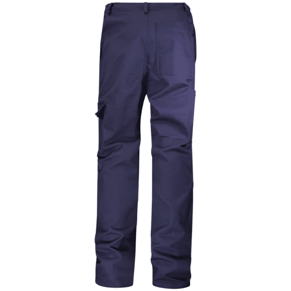 wr146 pantalon multibolsillos algodon marino espalda