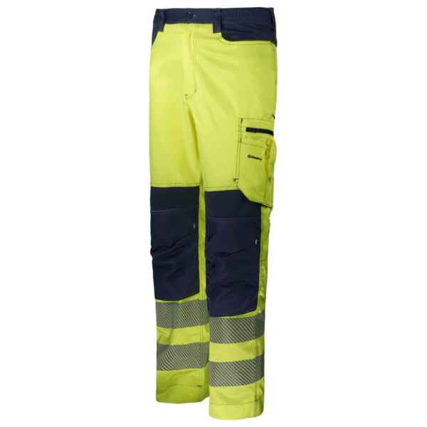 wr159 pantalon elastico alta visibilidad diagonal