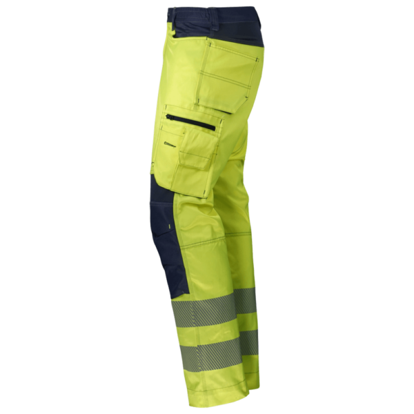 wr159 pantalon piezas elasticas alta visibilidad lateral izquierdo