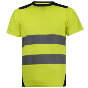wr361 camiseta combinada amarillo marino