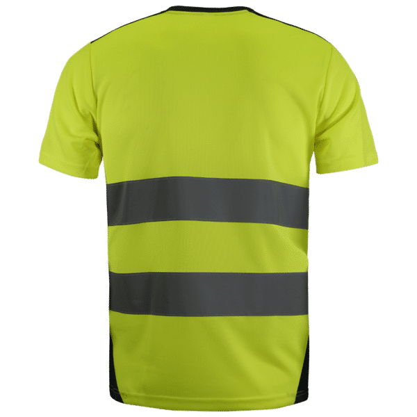 wr361 camiseta combinada amarillo marino espalda