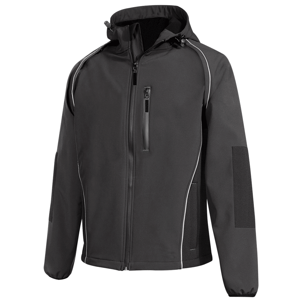 wr832 chaqueta softshell mangas desmontables convertible chaleco gris