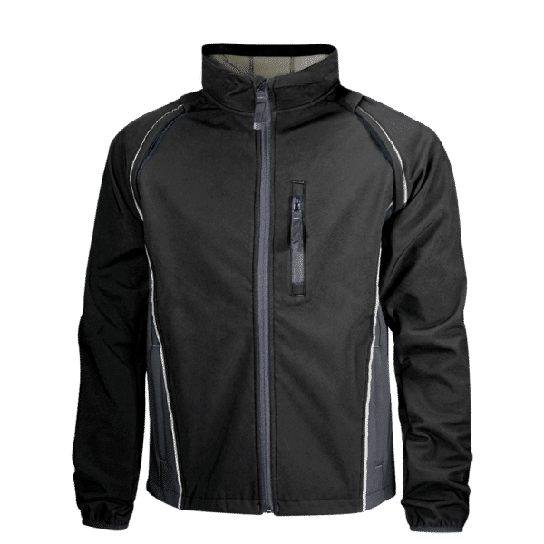 wr832 chaqueta softshell mangas desmontables negro