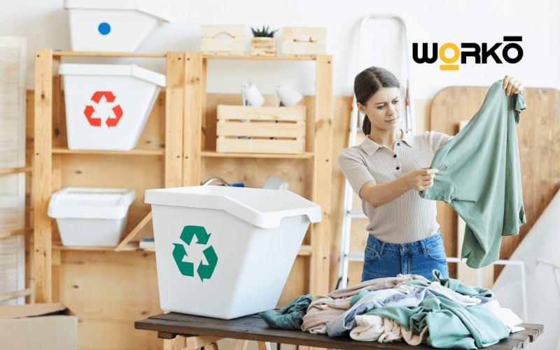 reciclaje de ropa laboral