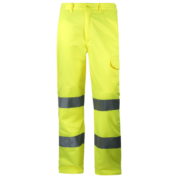 wr155 pantalon multibolsillos amarillo av delantero