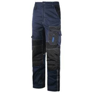 WR.3.164 pantalon elastico multibolsillos bicolor marino negro