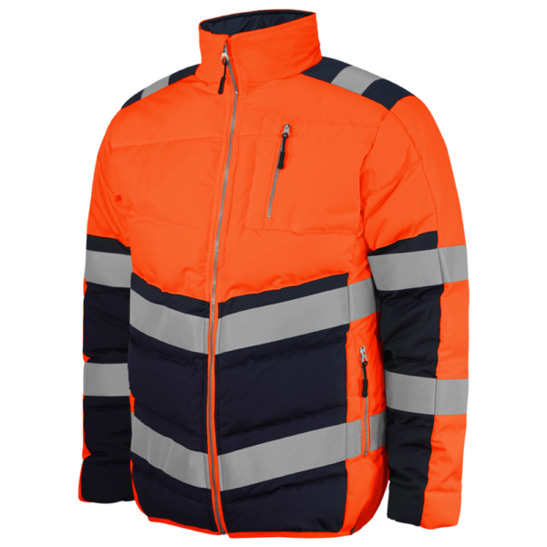 wr285 chaqueta ultraligera combinada naranja av marino diagonal