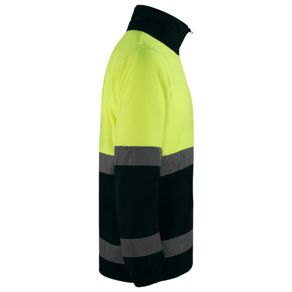 wr816 forro polar profesional alta visibilidad amarillo verde oscuro
